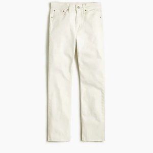 J Crew Factory Slim boyfriend jean in white denim
